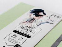 Скетчбук для маркеров Малевичъ "Fashion" 15х15 см 80 л 75 г, мятный