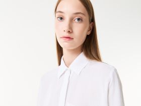 Женская лёгкая рубашка Lacoste из льна