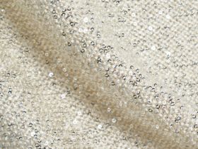 Вязаная майка с пайетками, Серебряный