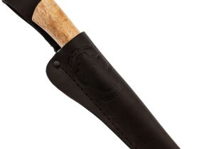 Нож Ханты-Манси, сталь Х12МФ, рукоять карельская береза