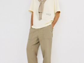 Брюки из канваса, Бежевый