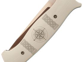 Складной нож Steelclaw "Поиск", сталь VG10, рукоять G10, белый