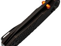 Складной нож Dragonfly-Cu с осевым замком EDC, лезвие из стали 14C28N, медная рукоятка