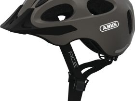 Шлем Abus Youn-I-Ace с LED габаритом (вишнёвый M (52-57))