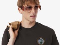 Мужская футболка Lacoste классического кроя из органического хлопка
