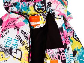 Куртка текстильная с полиуретановым покрытием для девочек