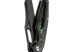 Складной нож Kansept Tuckamore, сталь 20CV, рукоять титан/карбон