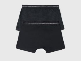 Трусы-транки, 2 шт., Черный
