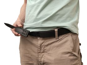 Ремень с ножом-пряжкой, нейлон