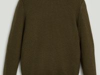 Джемпер с округлой горловиной прямого кроя