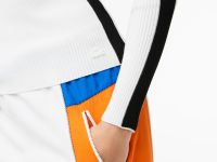 Женский бесшовный свитер Lacoste с контрастными полосами