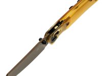 Складной нож Bestech Knives Cicada's Wing, сталь 10Cr15MoV, рукоять Ultem, золотистый/коричневый