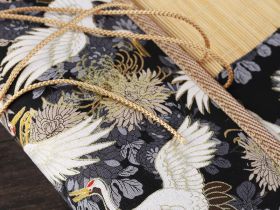 Футляр для кистей "Журавль и хризантема"