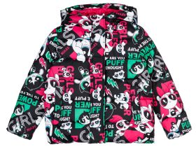 Куртка текстильная с полиуретановым покрытием для девочек