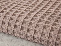 Полотенце вафельное Лорг/Lorgo, коричневое