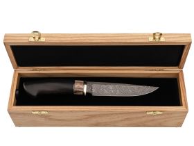 Шкатулка для ножа с двойным дном, ясень, бесцветное масло