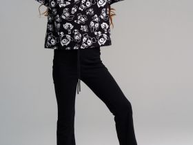 Брюки трикотажные для девочек