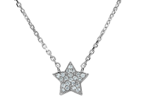 Колье из белого золота с бриллиантами э0901кл04153400