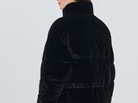 Утеплённая стёганая куртка, Черный