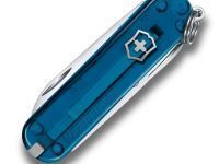Нож перочинный Victorinox Classic SD Colors, Sky High, прозрачный синий, 7 функций, 58мм