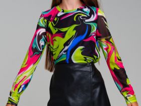 Юбка-шорты трикотажные для девочек