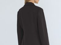 Жакет на запах с завязками, Коричневый