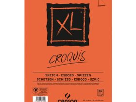 Альбом для графики на спирали Canson "XL Croquis" 14,8х21 см 60 л 90 г слоновая кость