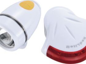 Комплект светодиодных фонарей (передний и задний) Topeak HighLite Combo II (красный / белый черный)