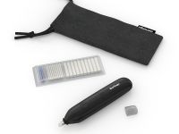 Ластик электрический Berlingo "Eraze", 20 сменных ластиков, мешочек для хранения, PVC бокс