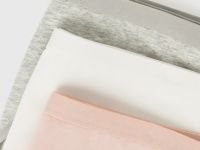 Трусы средней посадки, 3 шт., Белый