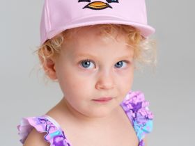 Кепка детская текстильная для девочек