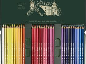 Набор карандашей цветных Faber-castell "Polychromos" 60 шт проф-ные в металле