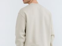 Базовый свитшот с принтом, Бежевый