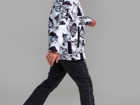 Куртка текстильная с полиуретановым покрытием для девочек