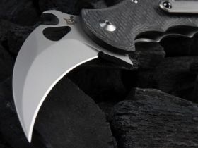 Складной нож Fox IKBS Ball Bearing Karambit, сталь Elmax, рукоять титановый сплав 6Al4V, чёрный