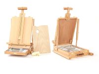 Этюдный ящик Гамма "Студия" 78*100*145(183), с ремнем и палитрой, бук