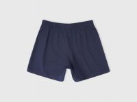 Текстильные трусы-боксеры в полоску, Синий