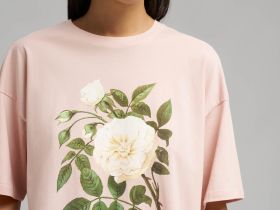 Свободная футболка из хлопкового джерси