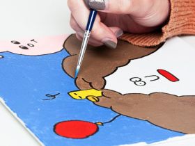 Холст на прессованном картоне Finenolo 280 г, 100% хлопок, универсальная грунтовка