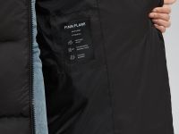 Стеганый пуховик с натуральным пухом