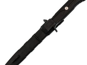 Тактический нож Mr.Blade Leshiy stonewash, сталь AUS-8, рукоять Black Elastron