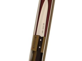 Нож Шефа Kanetsugu Special Offer, 2004, розовое дерево, сталь AUS-8, в картонной коробке