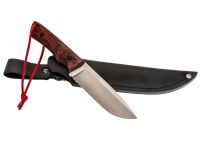 Нож Pocket Wolf Универсал, сталь AUS10Co, рукоять G10, красный