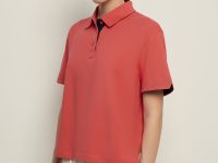 Поло с контрастной отделкой