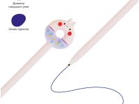 Ручка шариковая MESHU "Sweet Donats" 0,7 мм, синяя, корпус ассорти