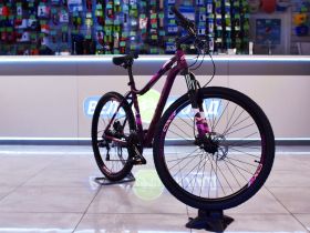 Женский велосипед Stels Miss 7500 D 27.5 V010, год 2025, цвет Фиолетовый, ростовка 18