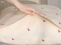 Комплект наволочек Вишневое сердце/Cherry heart