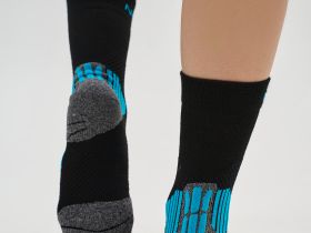 Носки Winter Run Black/Light Blue
