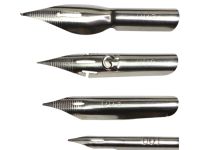 Набор остроконечных перьев "FORMERO" 4 шт. с 2 держателями пластиковыми в блистере