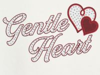 Футболка с принтом и стразами для девочек, Белый